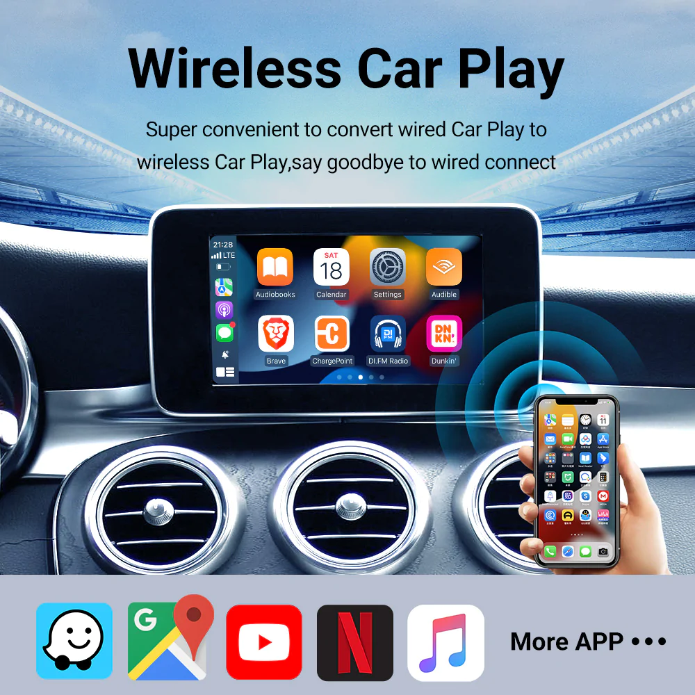 03_Juhtmevaba Apple CarPlay & Android BOX auto originaal USB Carplay liidesele.webp